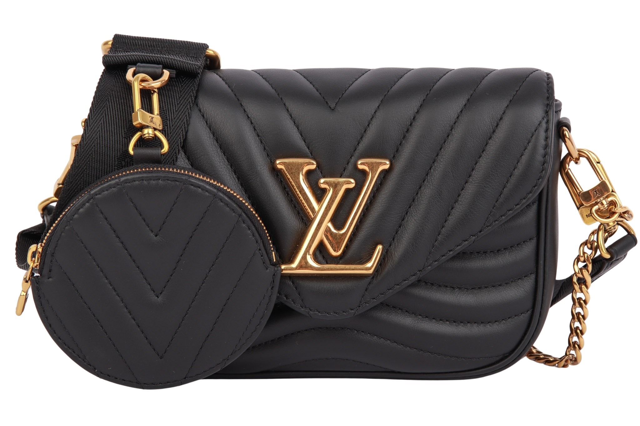 Louis Vuitton New Wave Multi Pochette Schwarz
