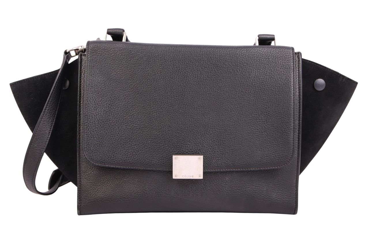 Céline Trapeze Bag Schwarz