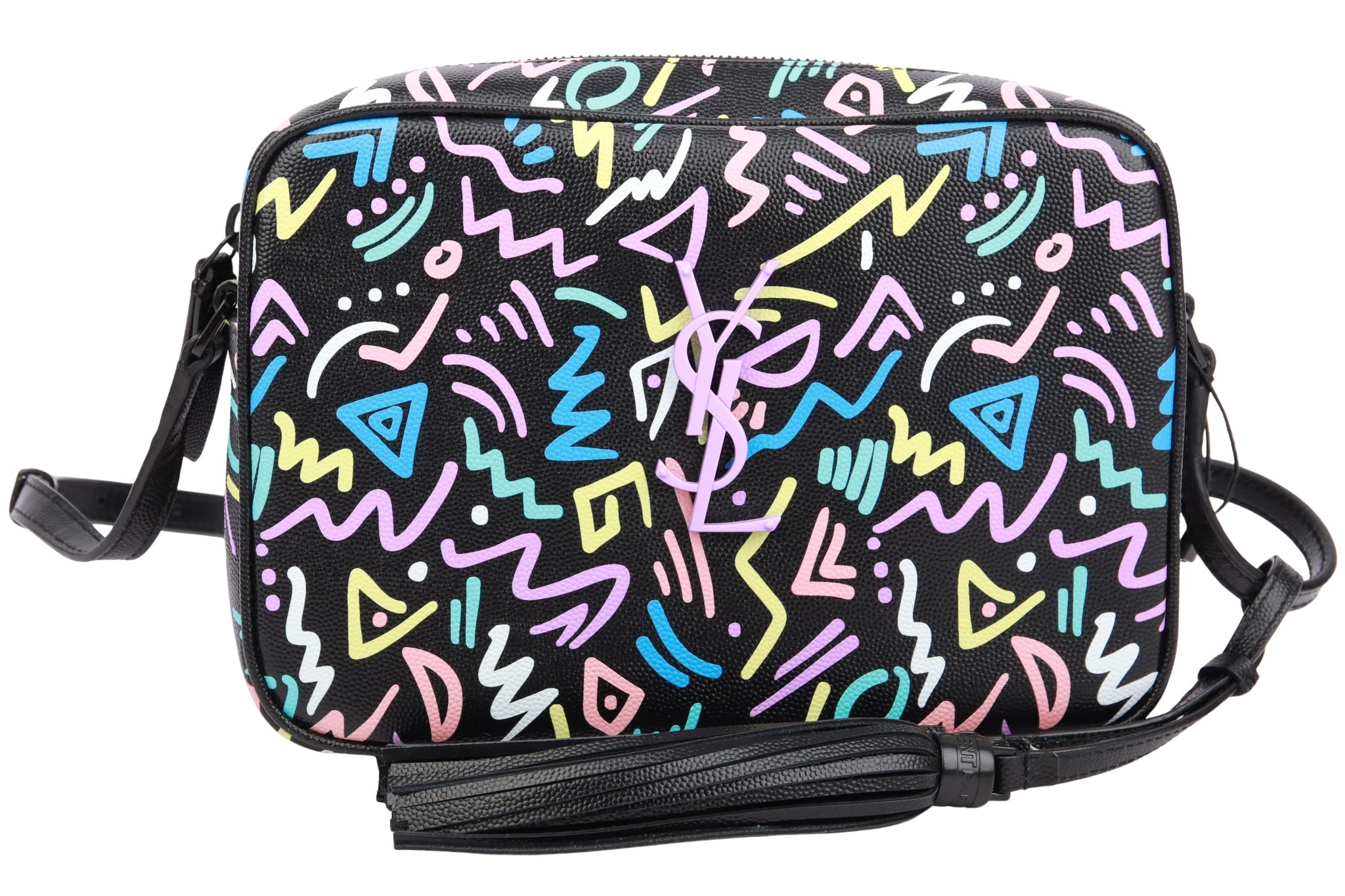 Saint Laurent Lou Camera Bag Schwarz / Bunt Limited Edition