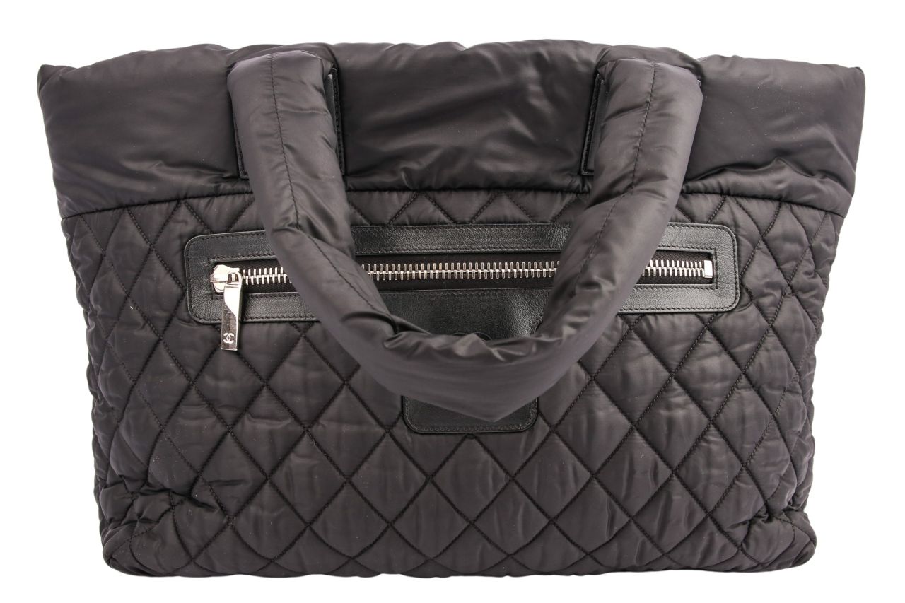 Chanel Cocoon Handtasche Polyester Schwarz