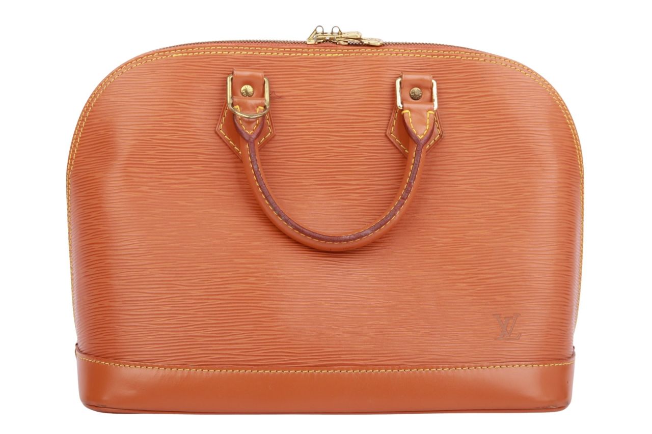 Louis Vuitton Alma Epi Leder Cognac