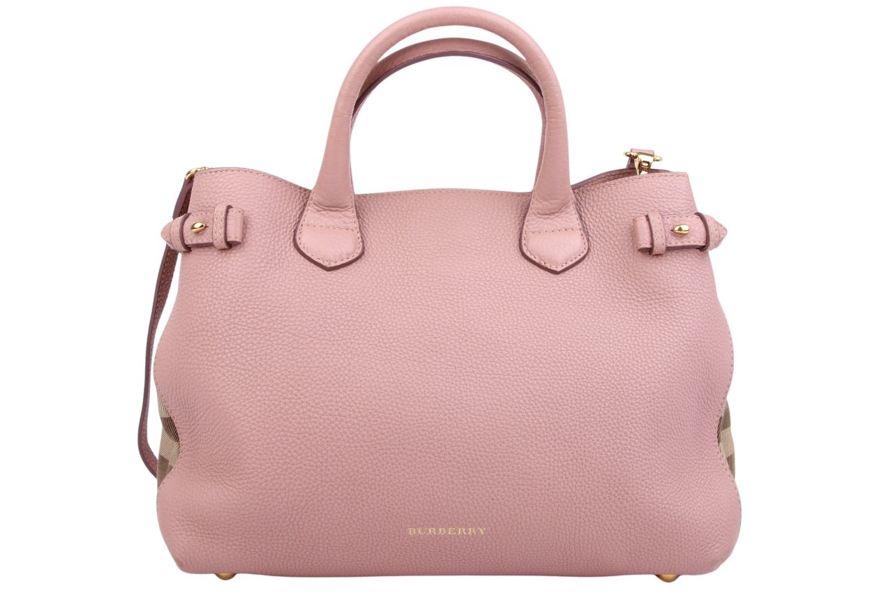 Burberry Handtasche The Banner Leder Rosa