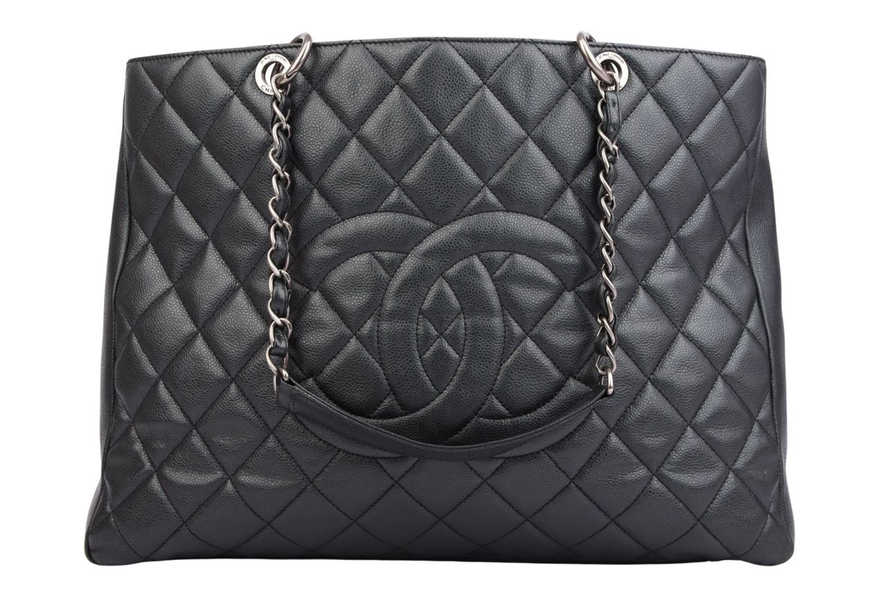 Chanel GST XL Grand Shopping Tote Schwarz