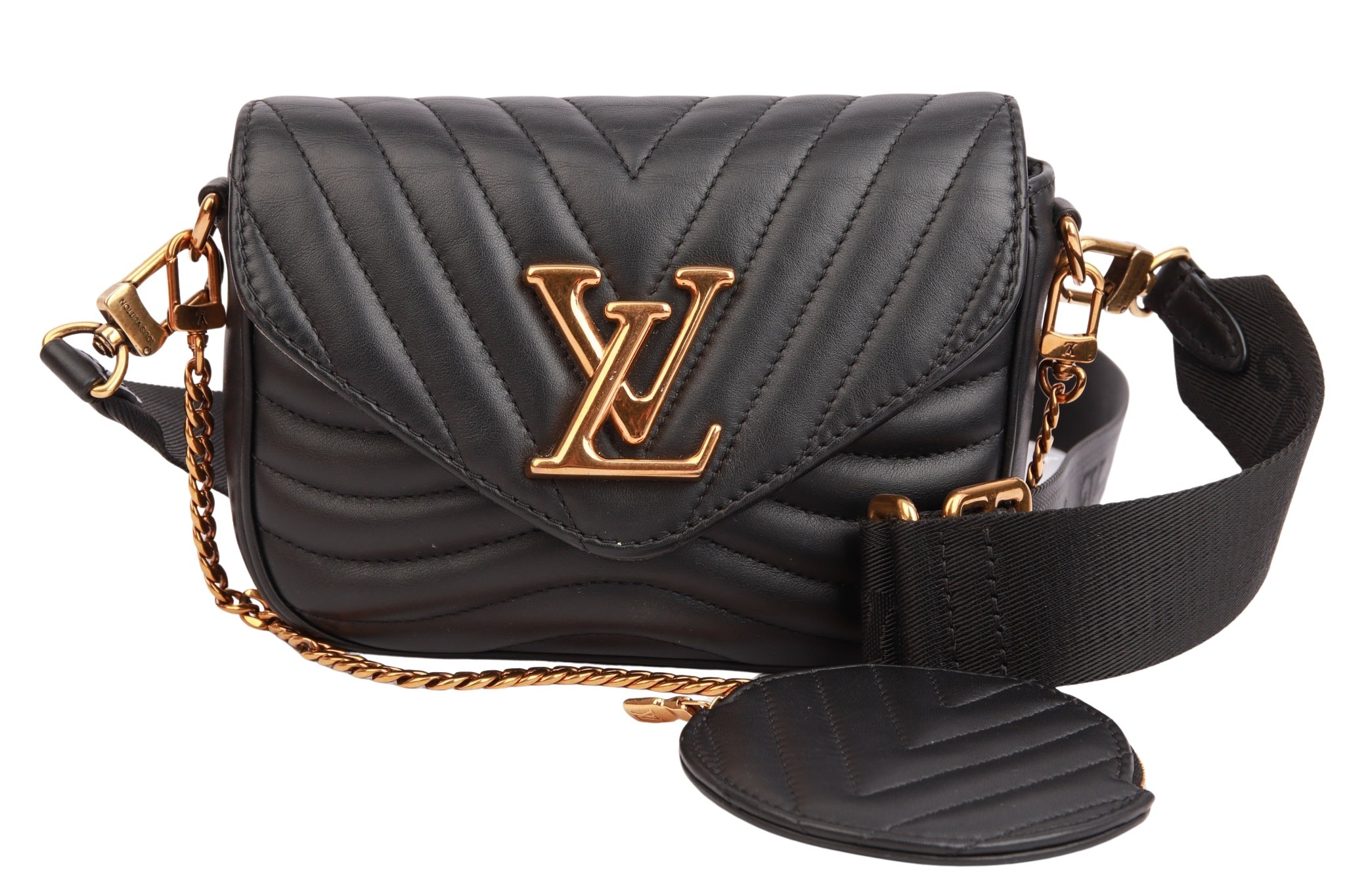 Louis Vuitton New Wave Multi Pochette Schwarz