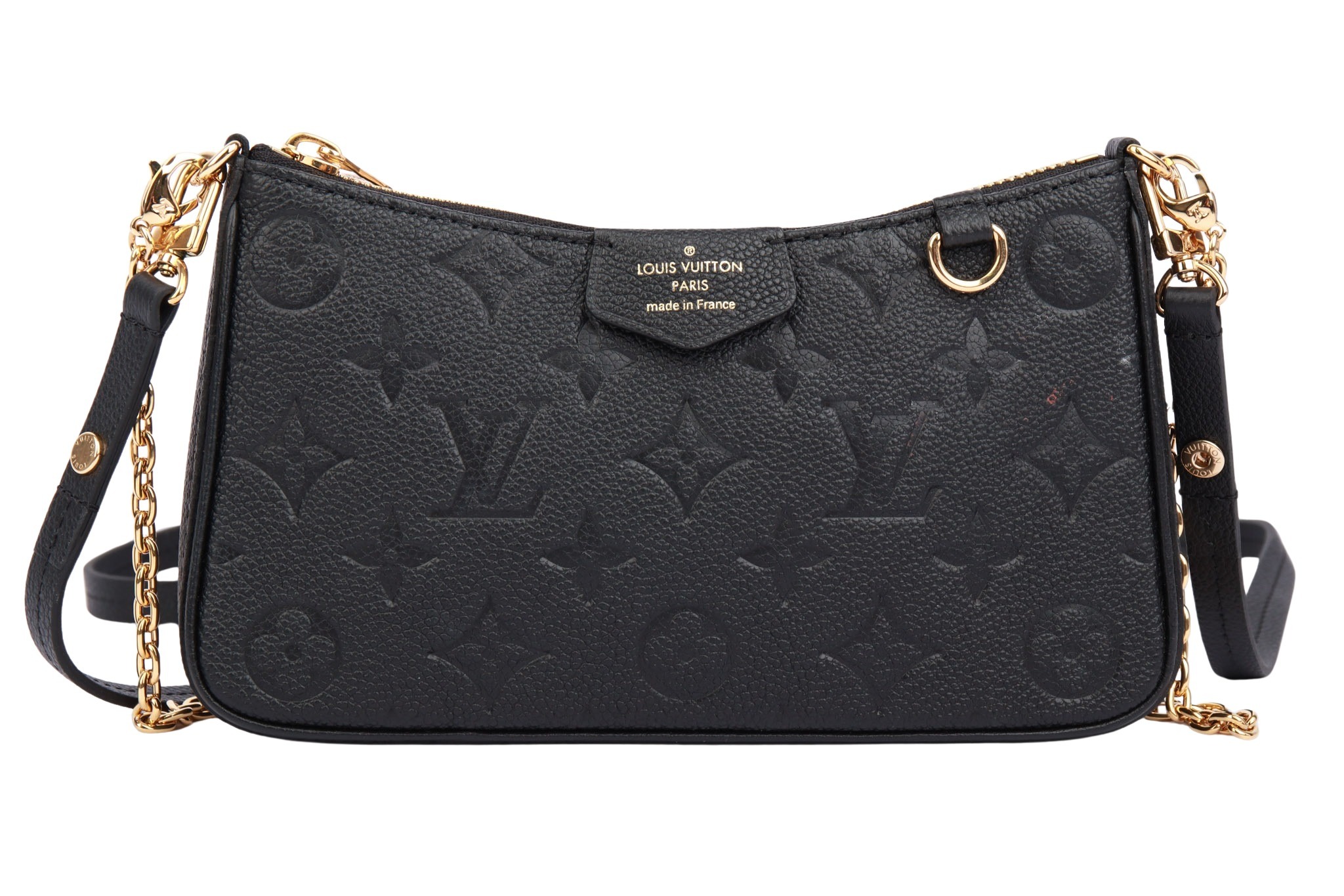 Louis Vuitton Easy Pouch On Strap Monogram Empreinte Schwarz
