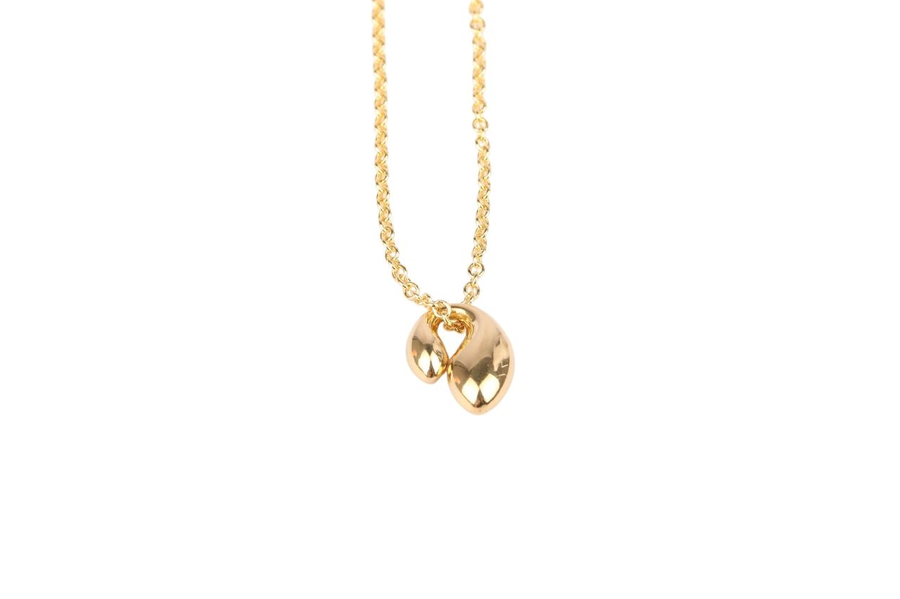 Tiffany Elsa Peretti Double Teardrop Kettenanhänger