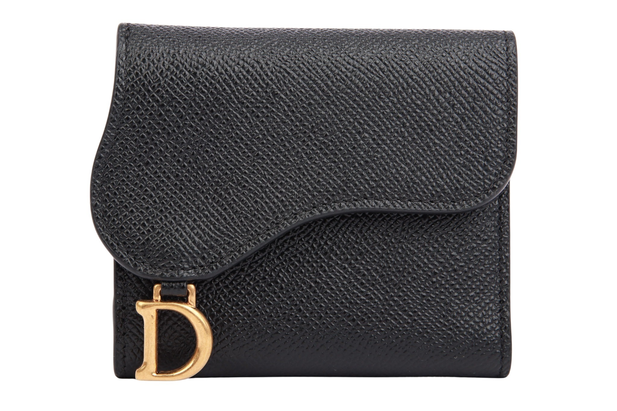 Dior Saddle Lotus Geldbörse Schwarz