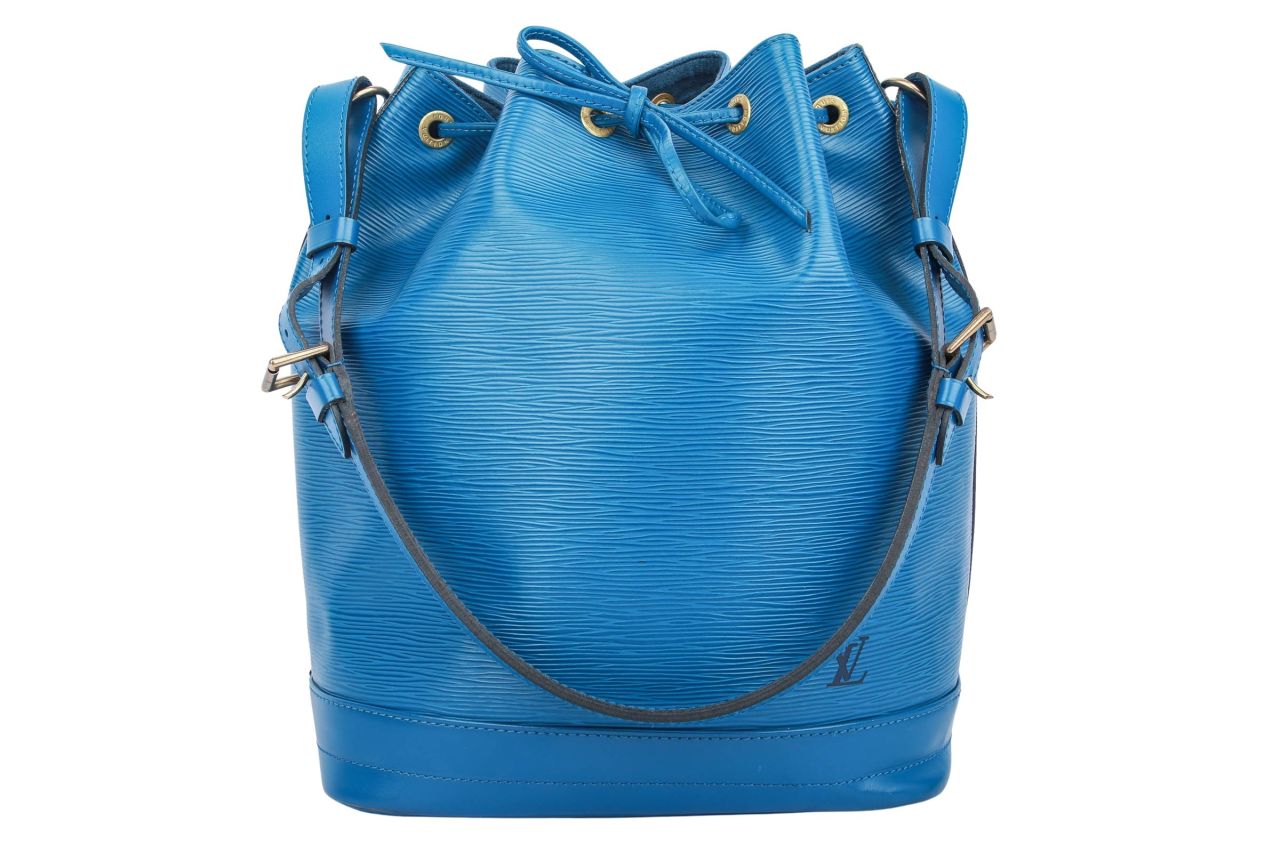Louis Vuitton Sac Noé Grand Epi Leder Blau