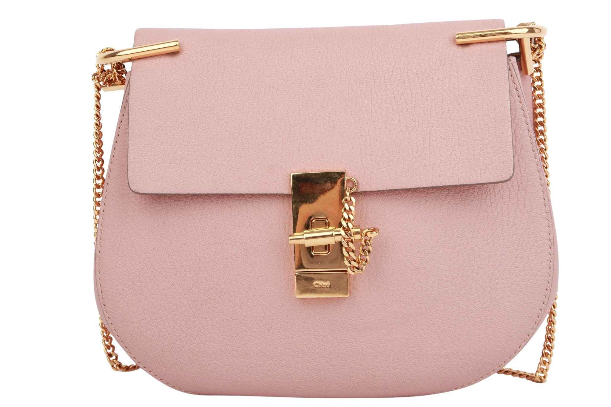 Chloé Drew Large Rosa Leder