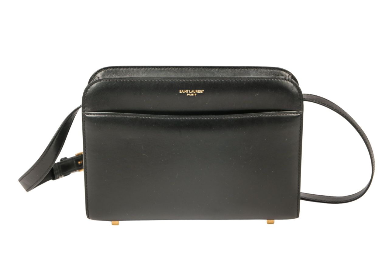 Saint Laurent Reversed Satchel Bag Schwarz