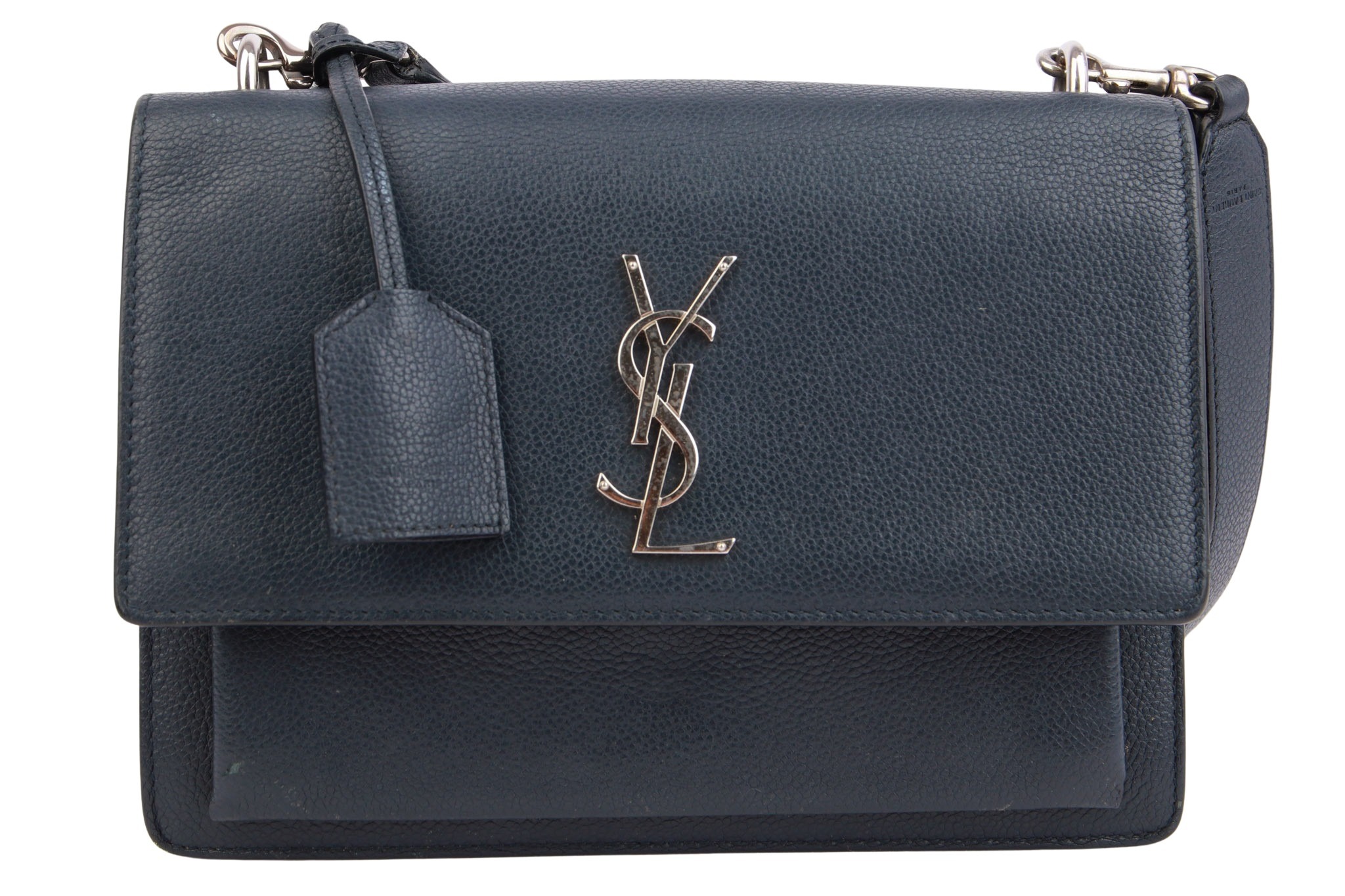 Saint Laurent Sunset Bag Medium Grau
