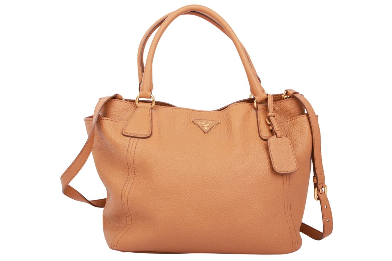 Prada Handtasche Leder Braun