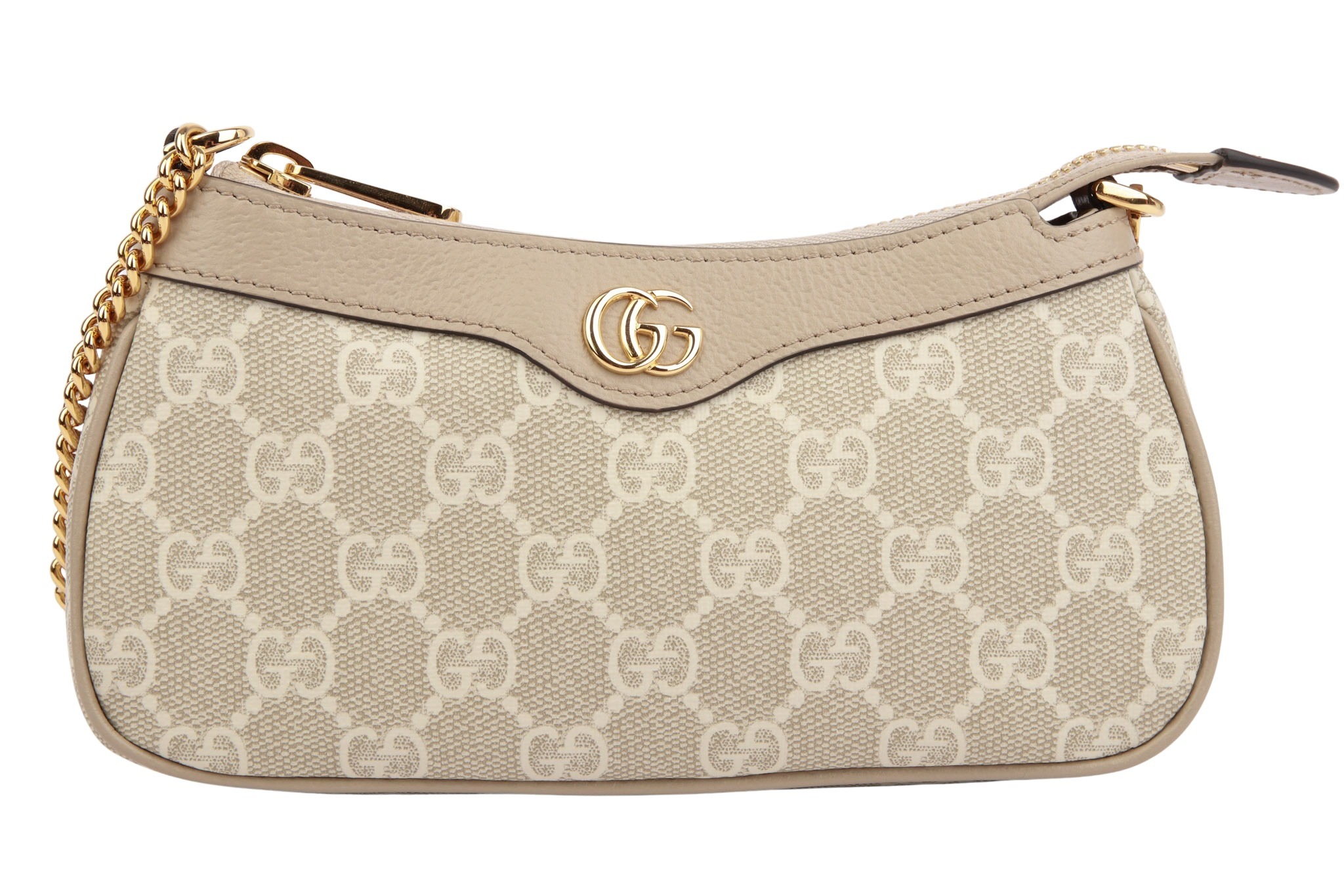 Gucci Mini Pochette GG Supreme Canvas Beige