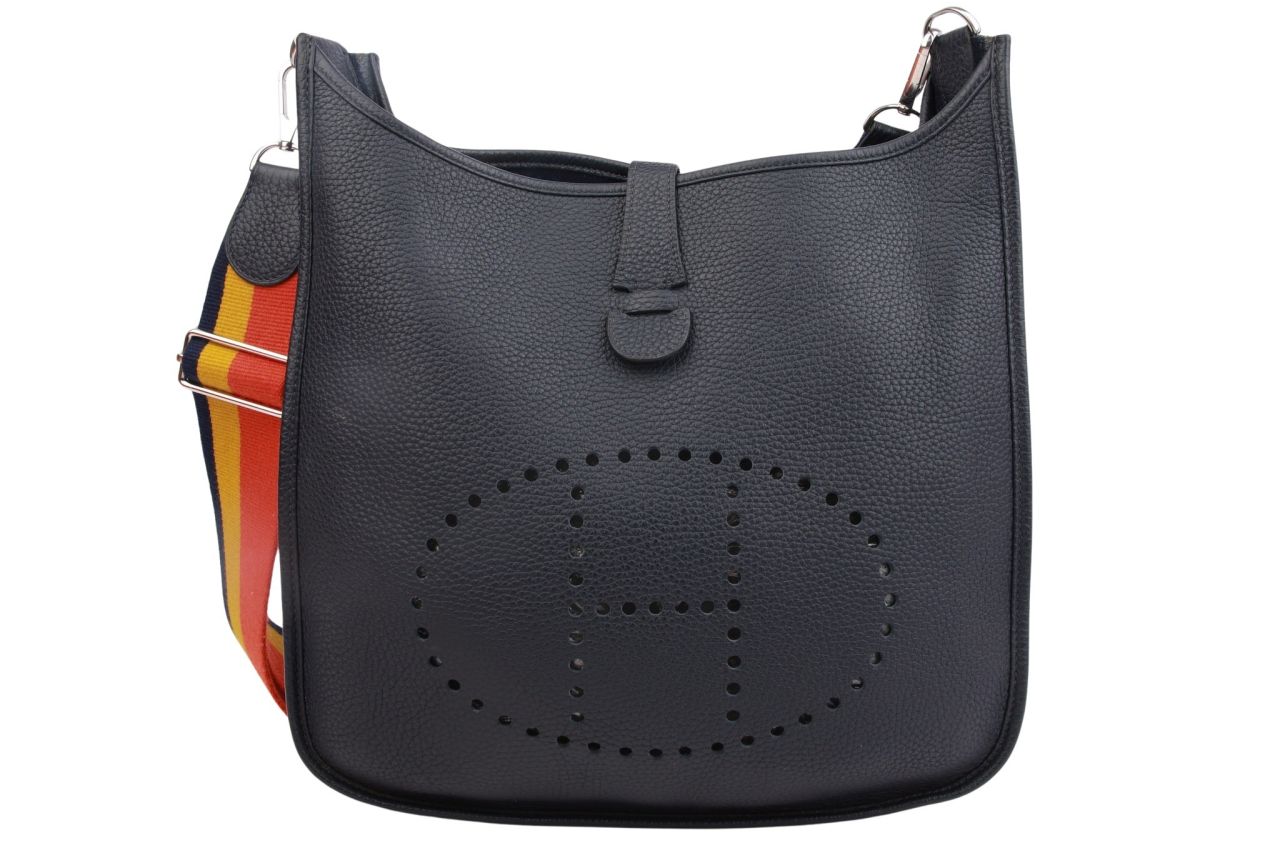 Hermès Evelyne III 29 Taurillon Clemence Blau