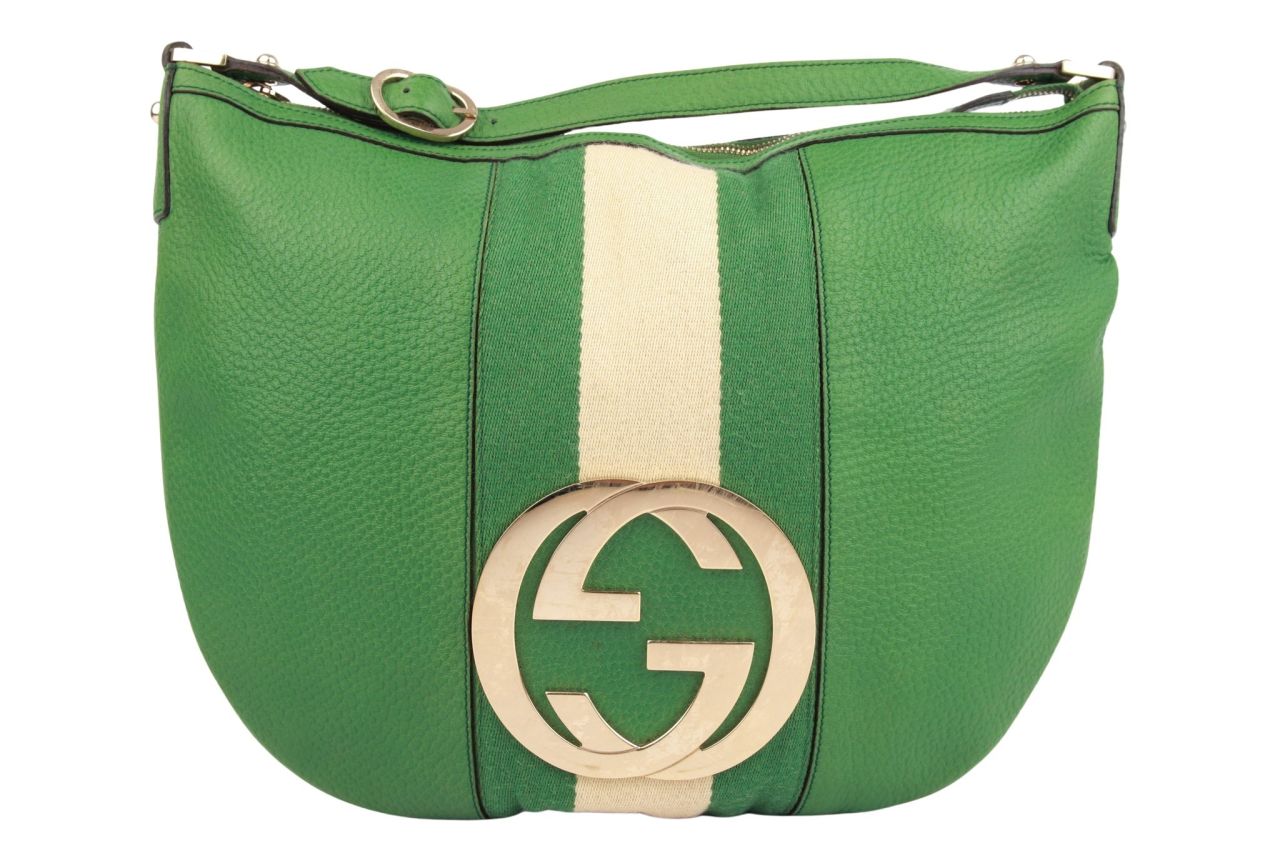 Gucci Schultertasche Grün