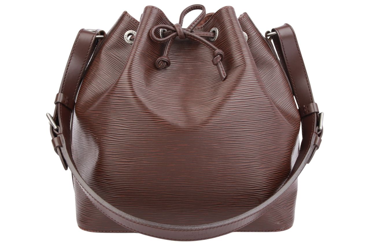 Louis Vuitton Sac Noé Petit Epi Leder Braun