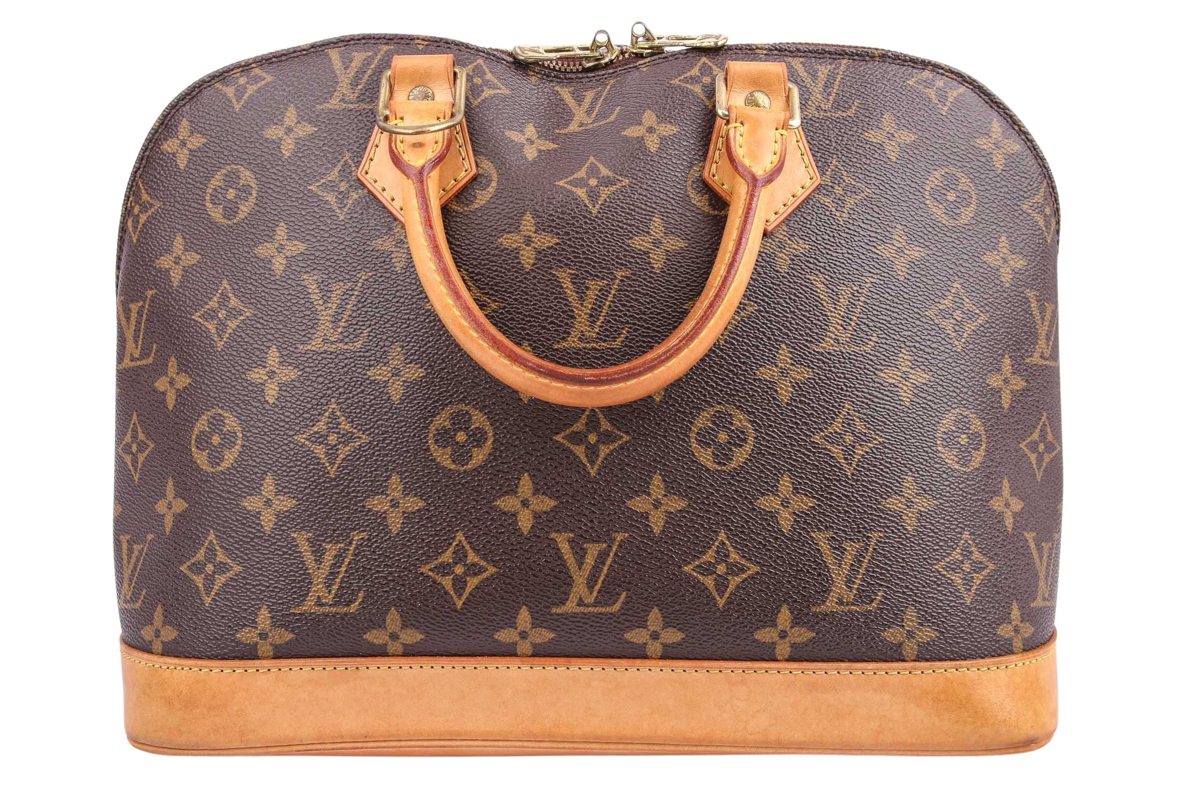 Louis Vuitton Alma BB Monogram  Luxus taschen, Louis vuitton taschen,  Louis vuitton handtaschen