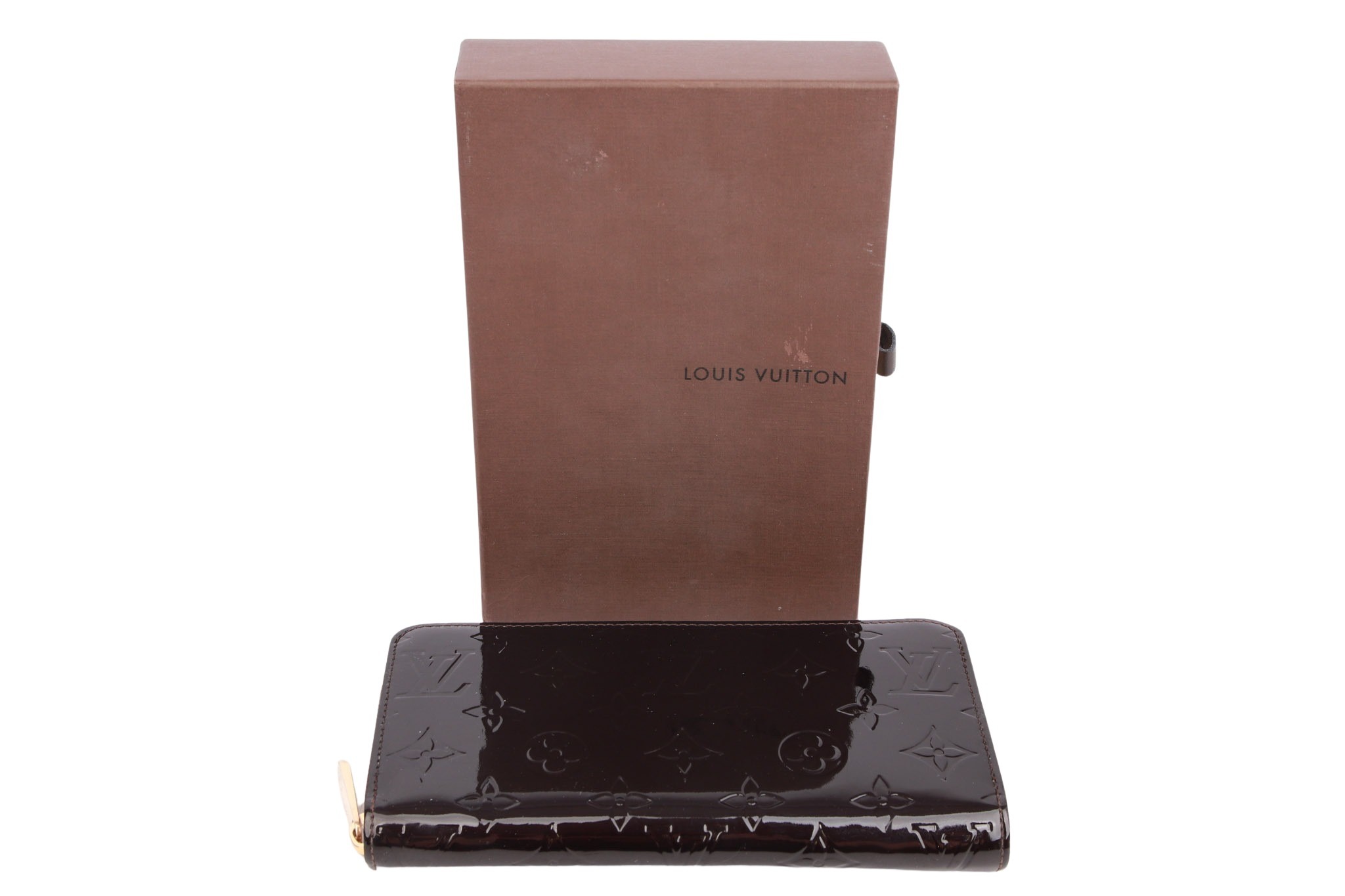 Louis Vuitton Zippy Portemonnaie Monogram Vernis Amarante