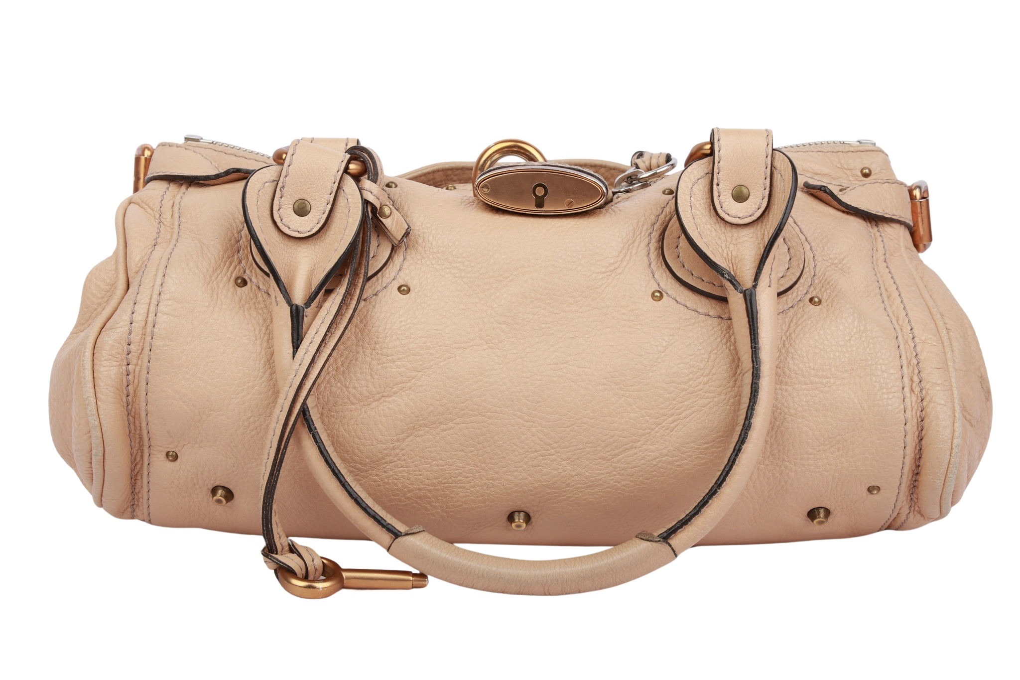 Chloé Paddington Beige Braun Leder
