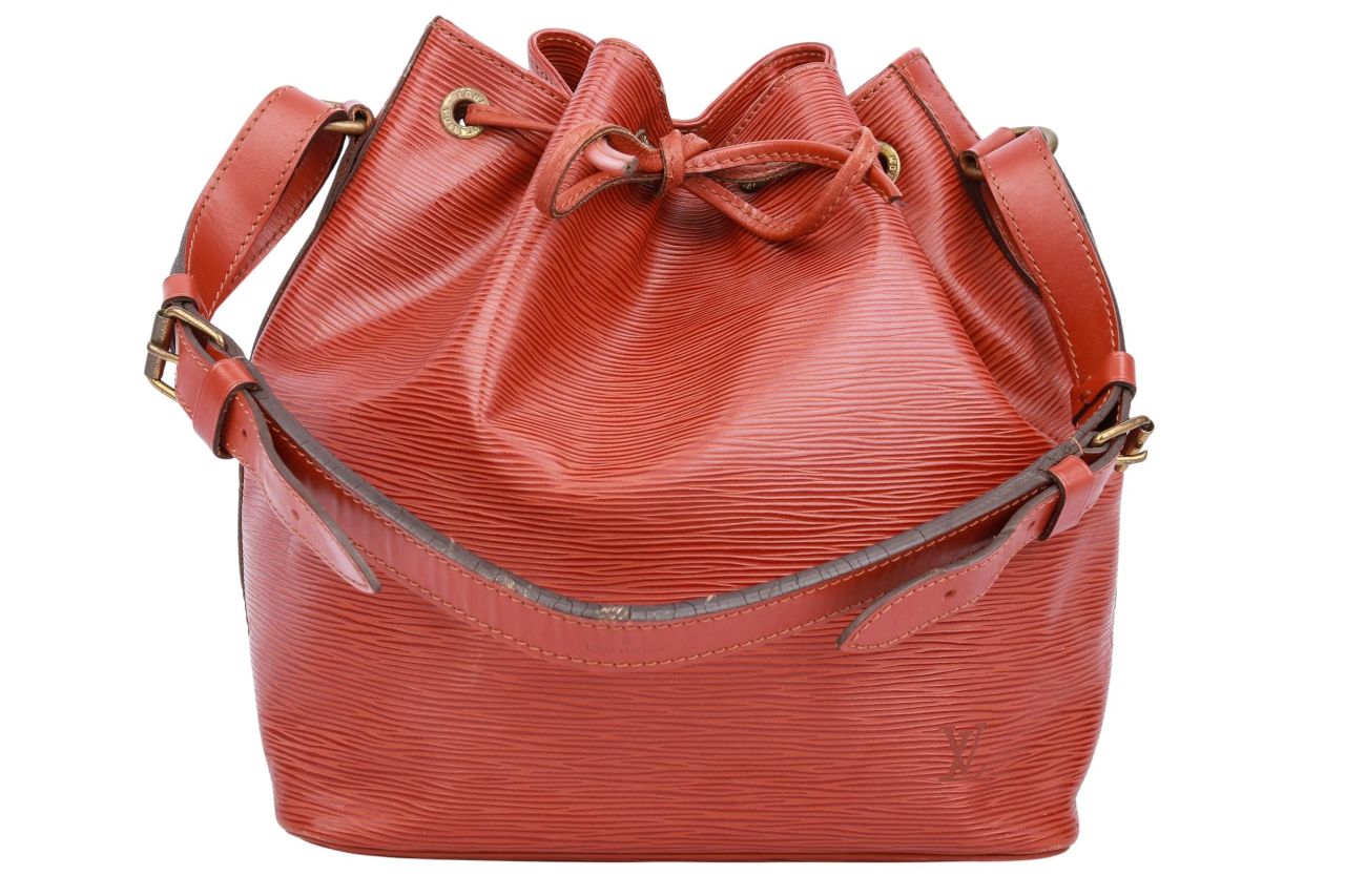 Louis Vuitton Petit Sac Noé Epi Leder Rot
