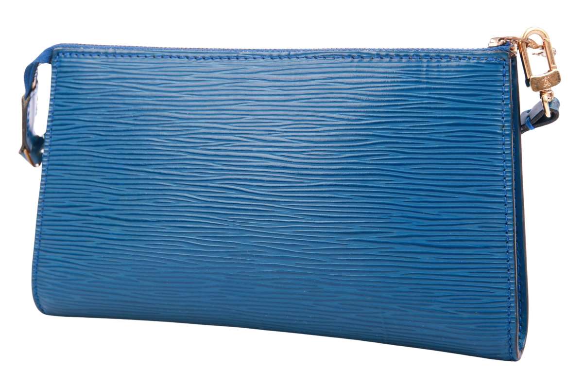 Louis Vuitton Pochette Epi Leder Blau | Luxussachen.com