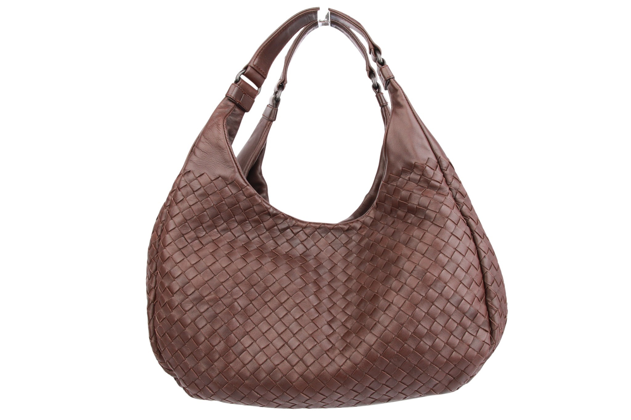 Bottega Veneta Intrecciato Handtasche Braun Leder
