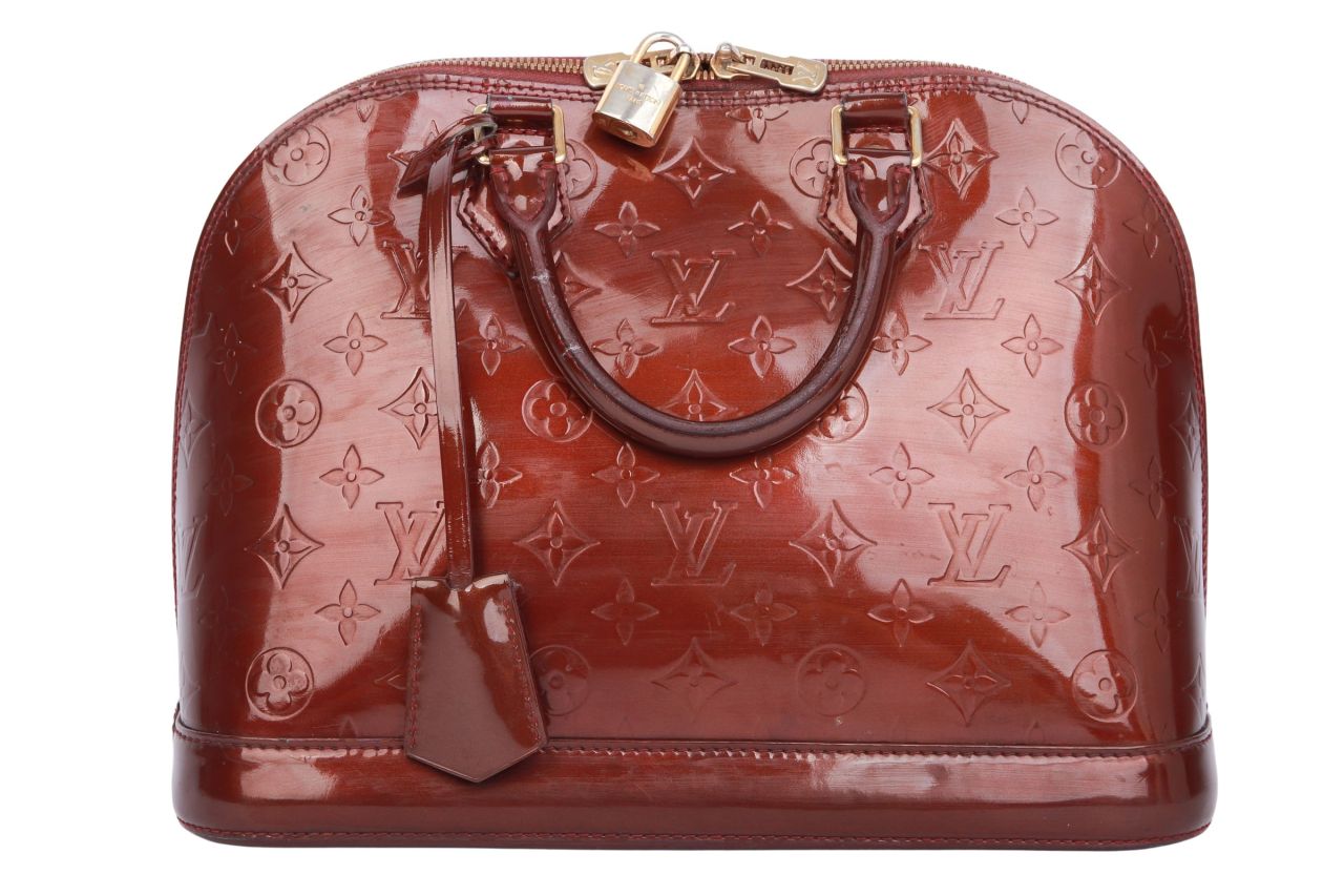 Louis Vuitton Alma Monogram Vernis Amarante
