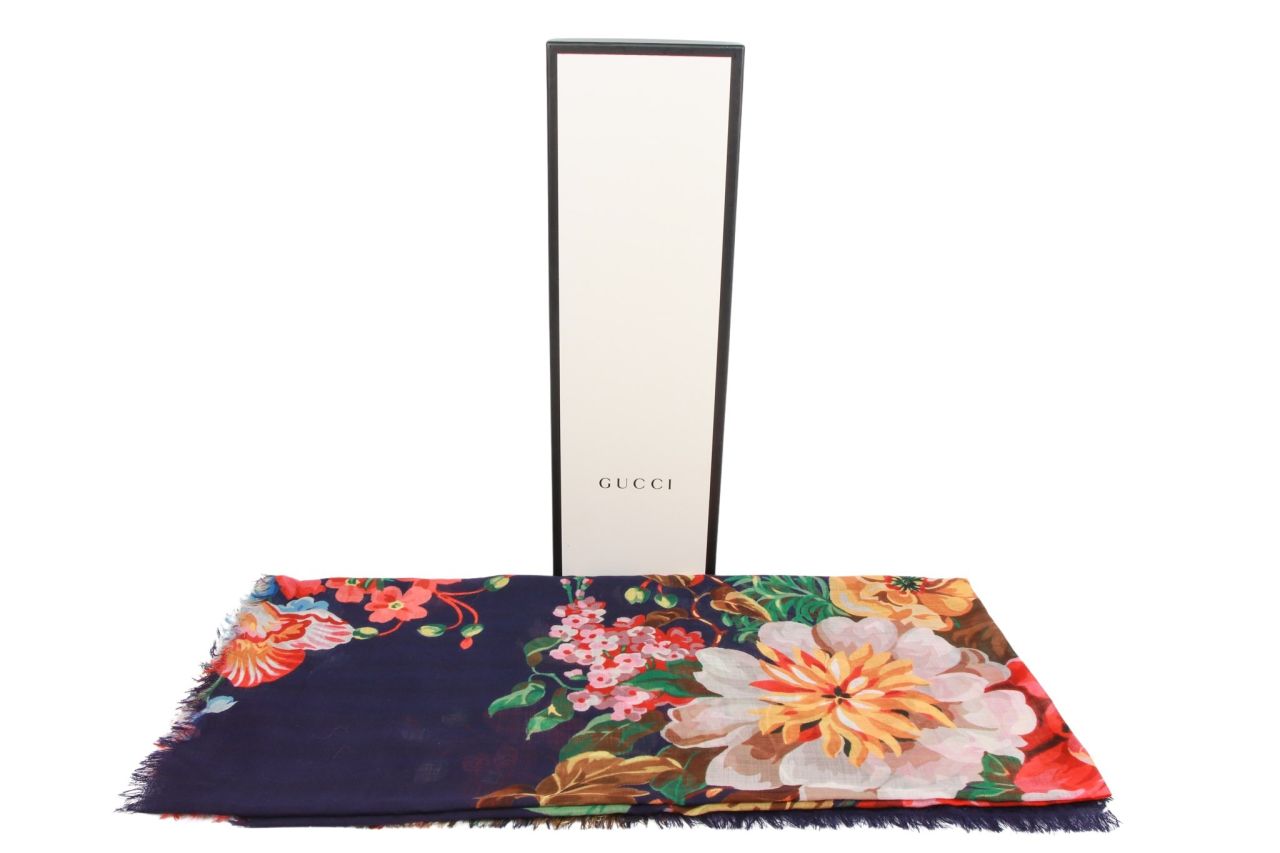 Gucci Tuch Blumenmuster 120 x 120 cm