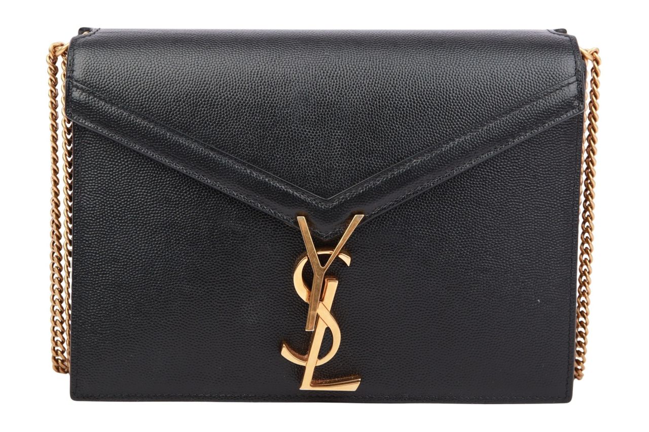 Saint Laurent Envelope Small Bag Schwarz
