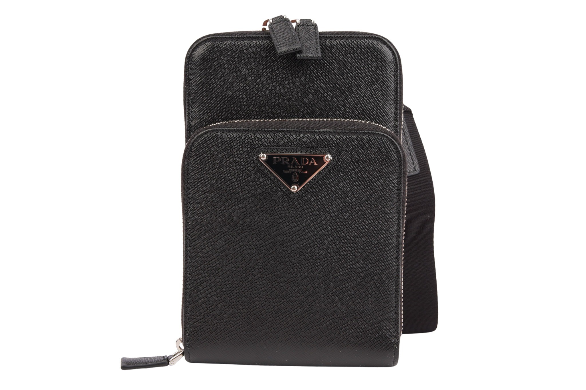 Prada Tasche Saffiano Leder Schwarz