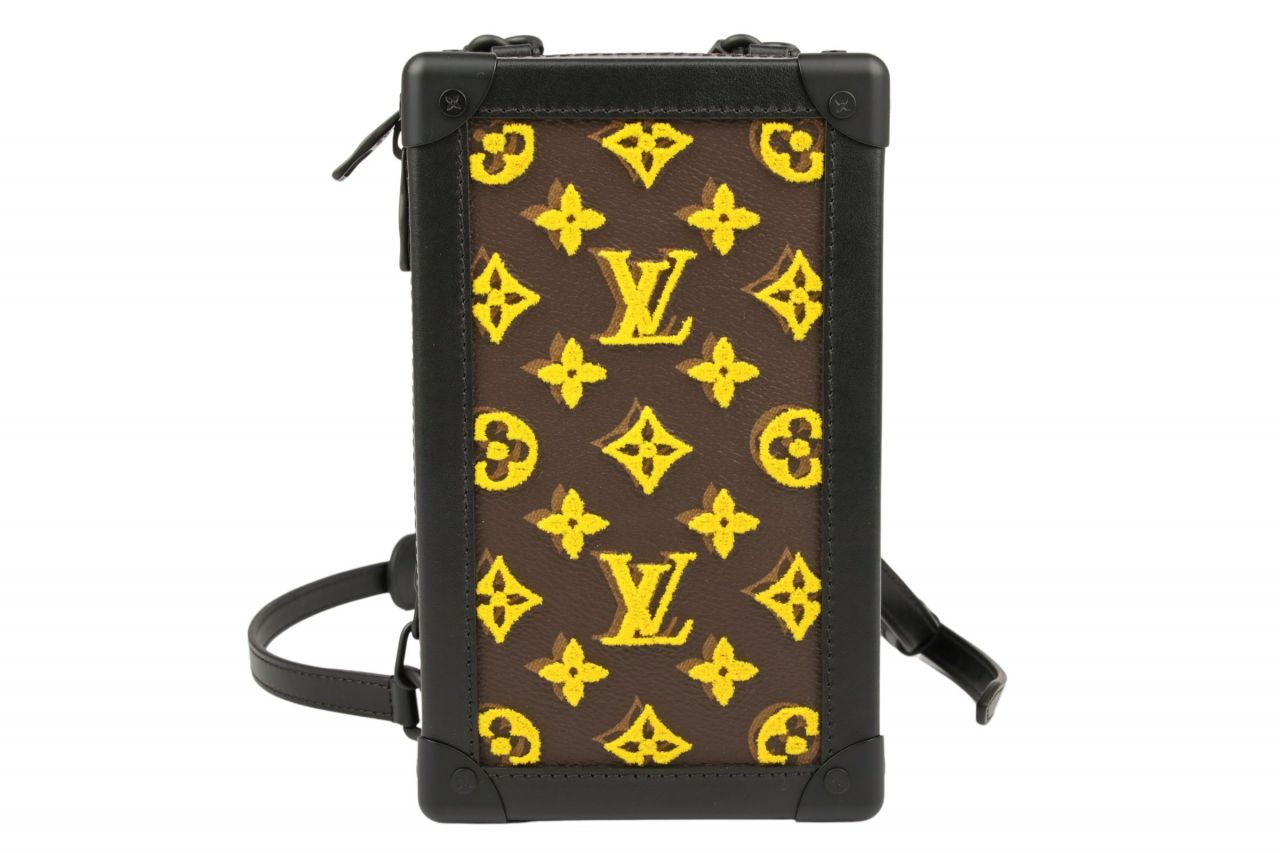 Louis Vuitton Vertical Soft Trunk Monogram Tuffetage Yellow Limited Edition