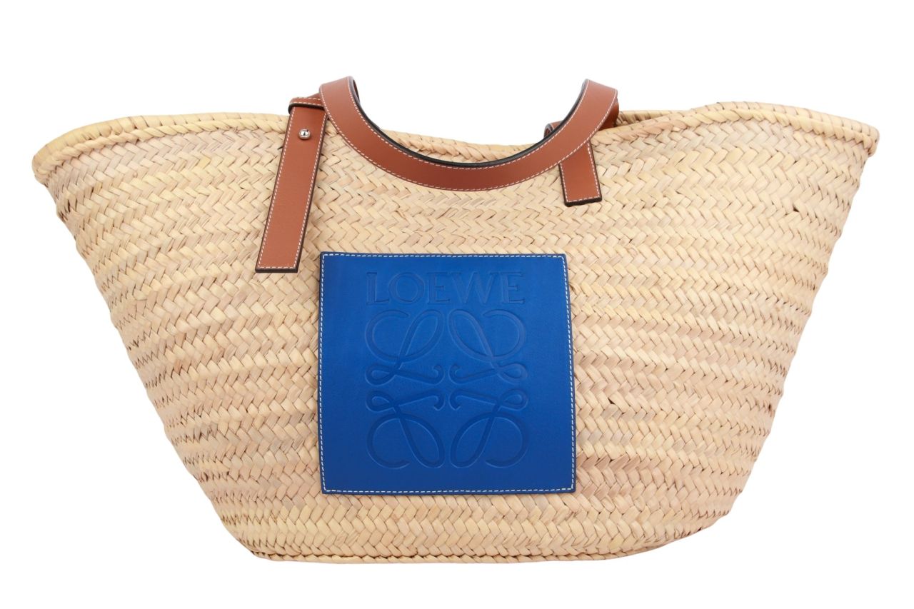 Loewe Basket Bag Groß Blau
