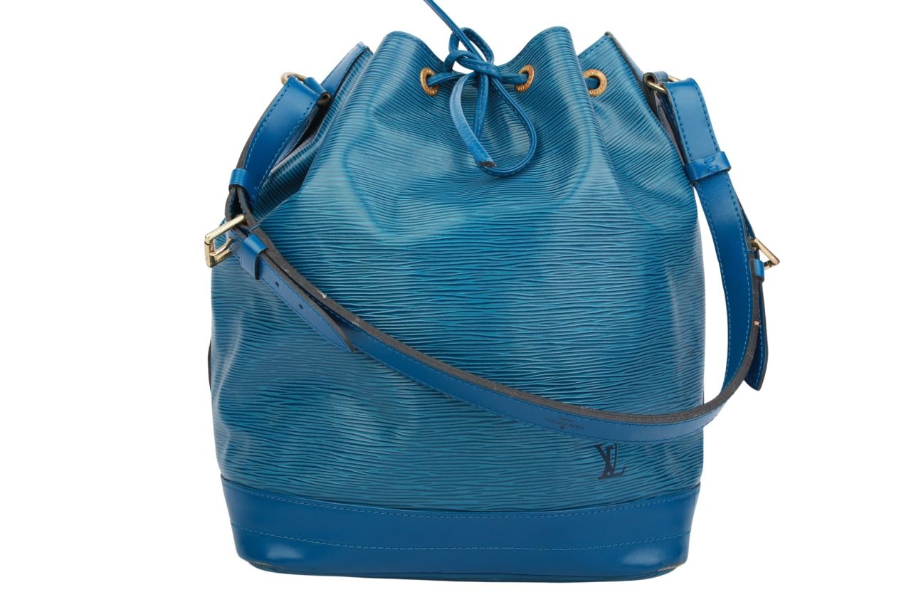 Louis Vuitton Sac Noé Grand Epi Leder Blau