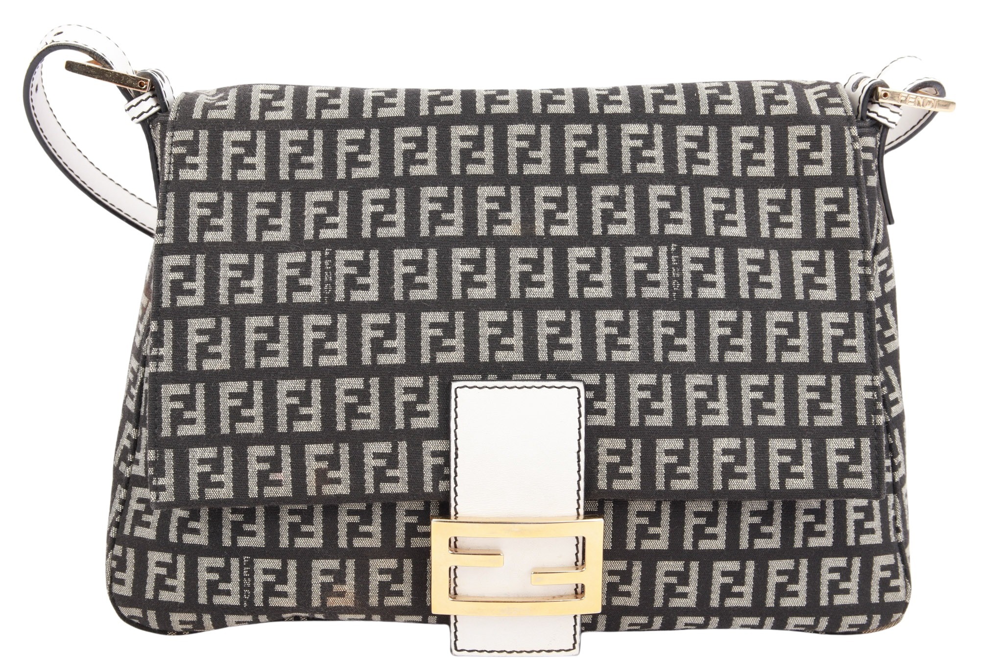 Fendi Zucchino Tube Messenger Bag