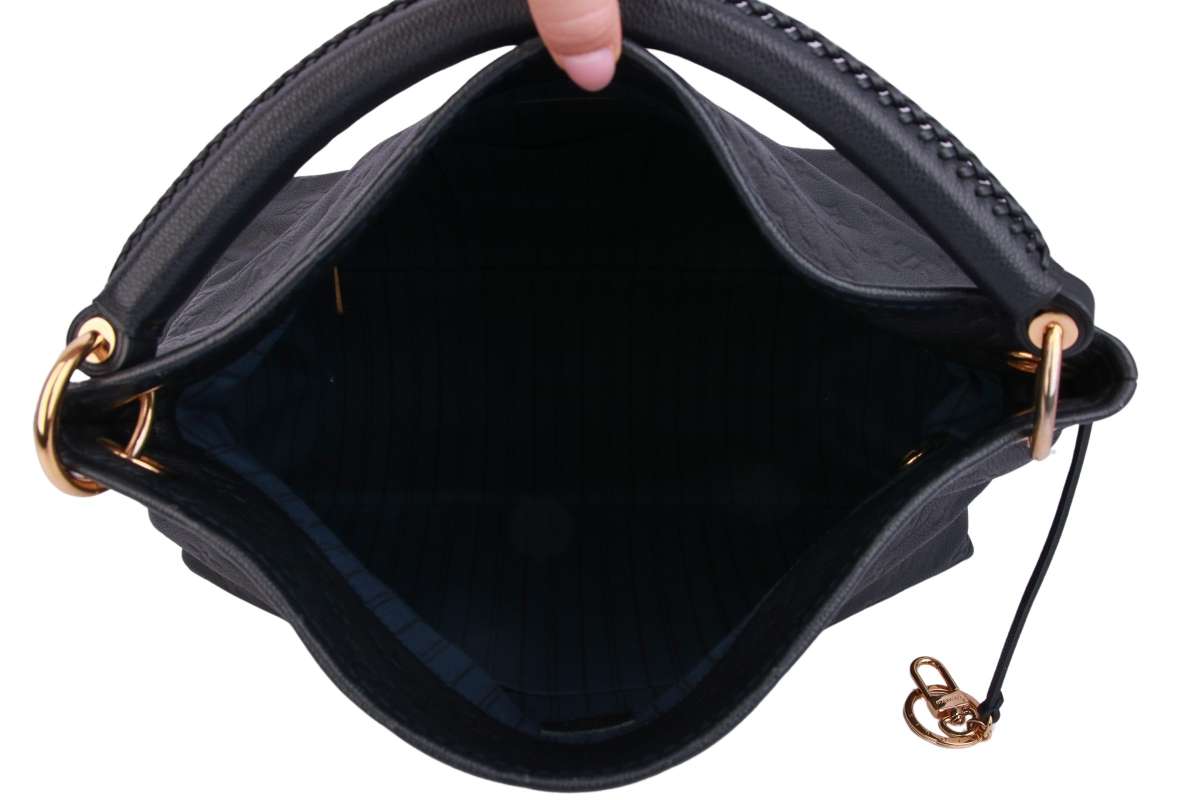 Louis Vuitton Artsy MM Monogram Empreinte Dunkelblau | Luxussachen.com