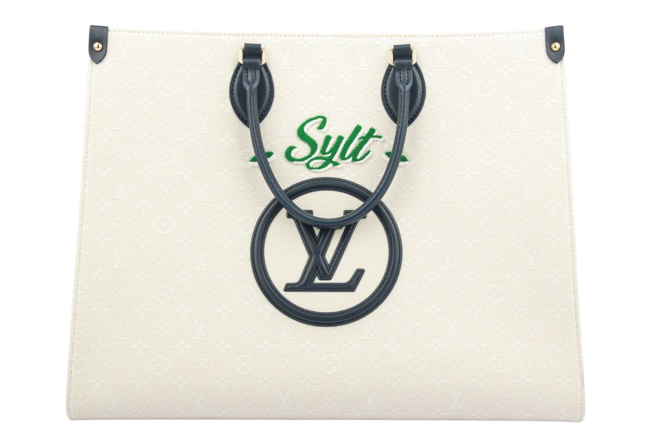 Louis Vuitton Onthego GM Sylt Limited Edition Canvas Beige