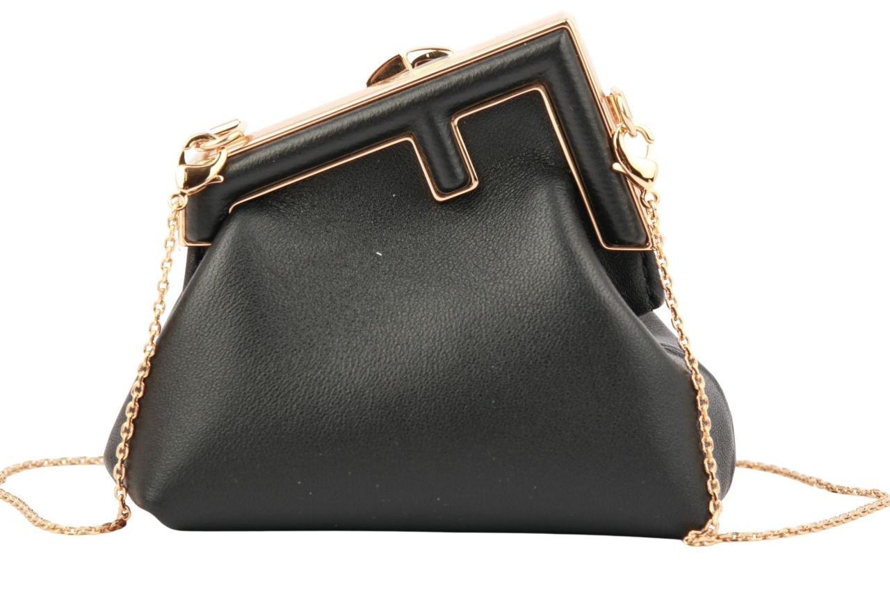 Fendi First Bag Mini Schwarz