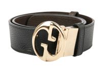 Gucci Wendegürtel Schwarz / Braun Double GG Gr. 85 Gucci Wendegürtel Schwarz / Braun Double GG Gr. 85