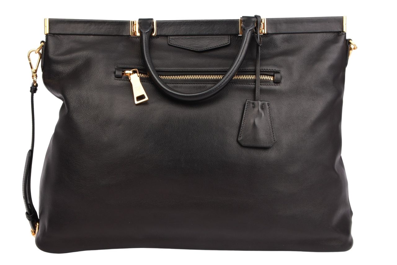 Prada Top Handle Bag Schwarz