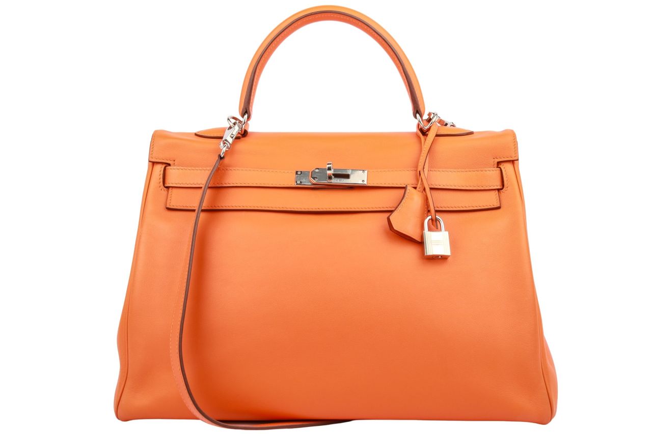 Hermès Kelly 35 Retourne Swift Orange