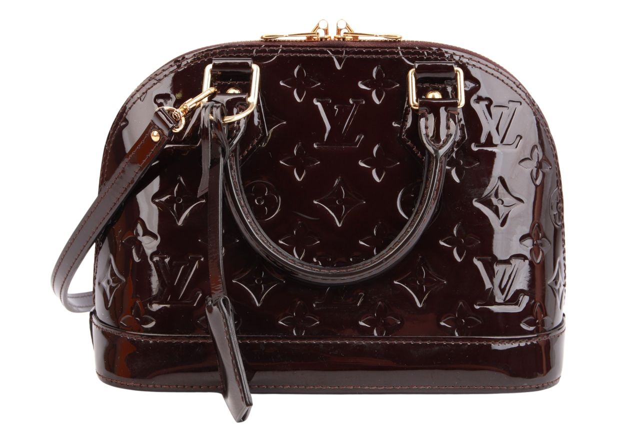 Louis Vuitton Alma Monogram Vernis Amarante