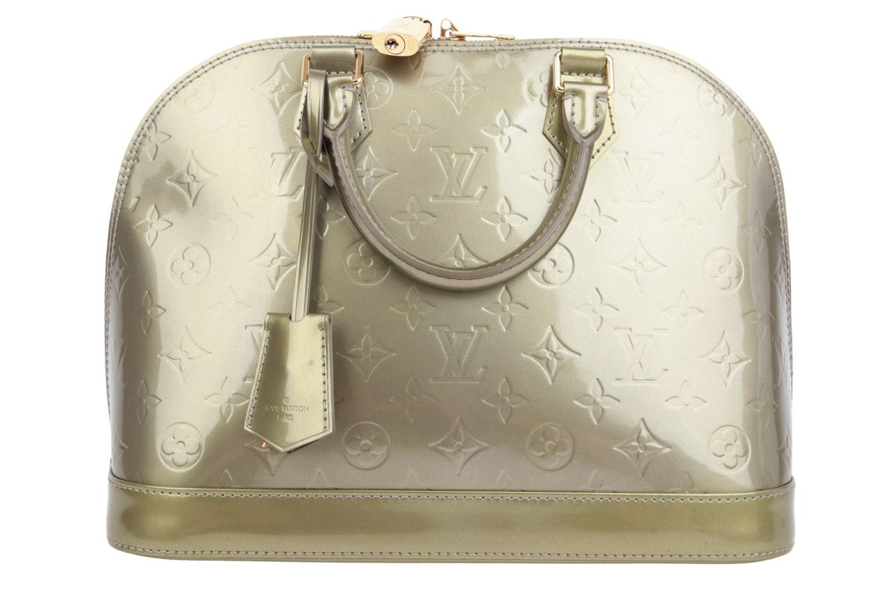 Louis Vuitton Alma Monogram Vernis Khaki