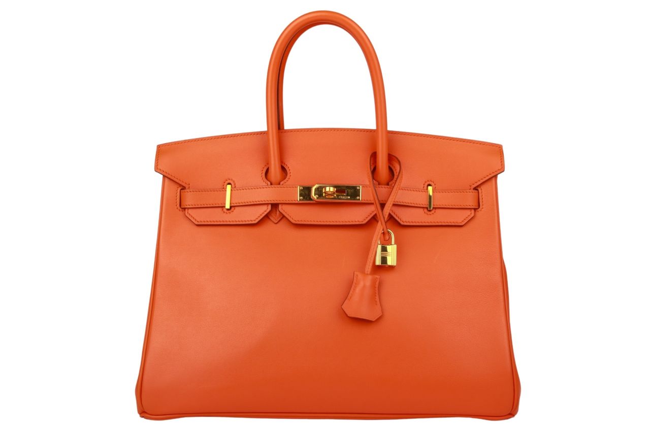 Hermès Birkin 35 Orange Swift Gold