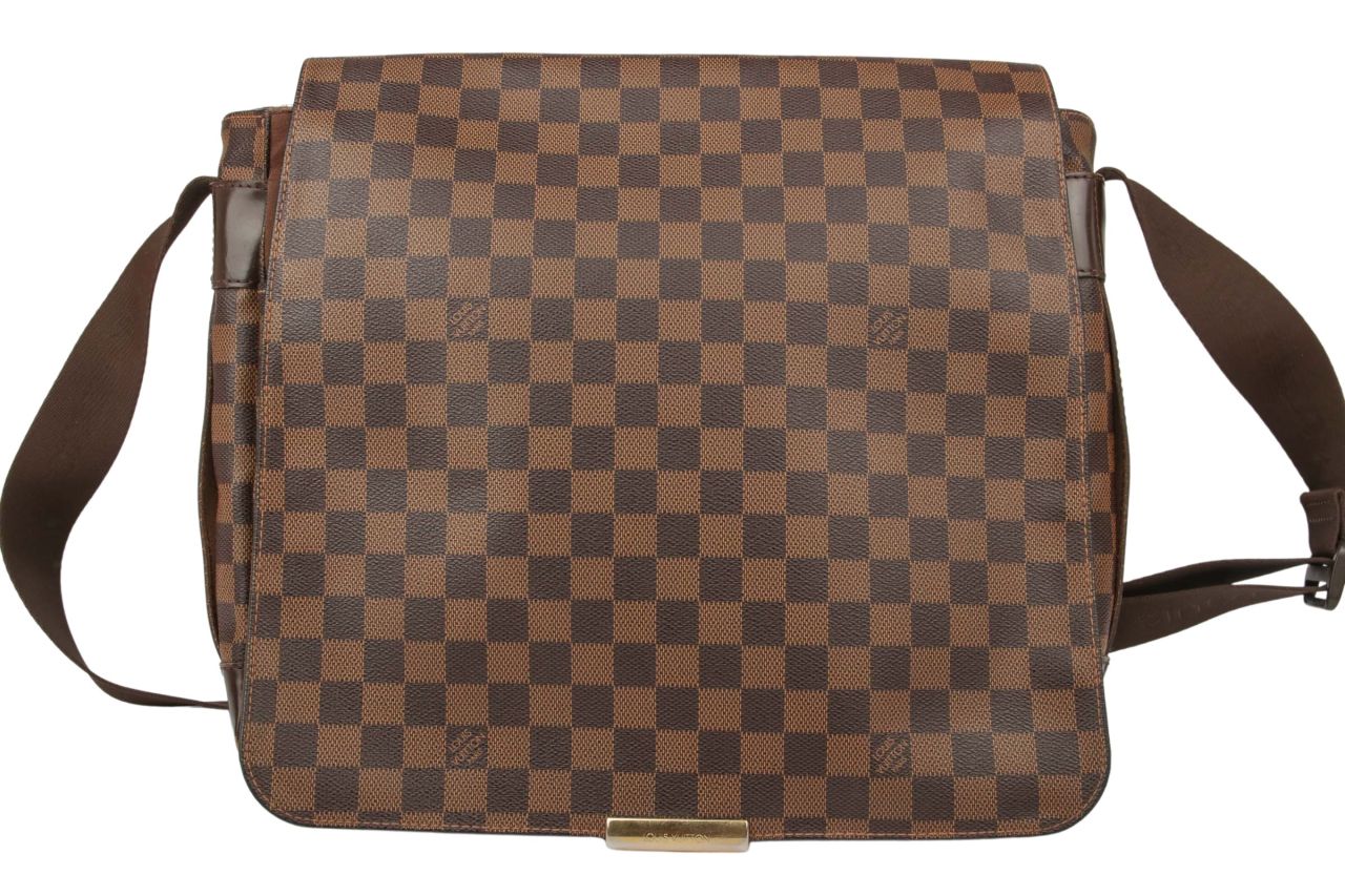 Louis Vuitton Naviglio Shoulder Bag Damier Ebene Canvas