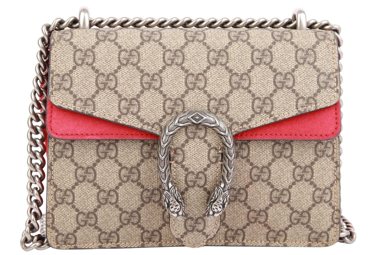 Gucci Dionysus GG Supreme Canvas / Rot