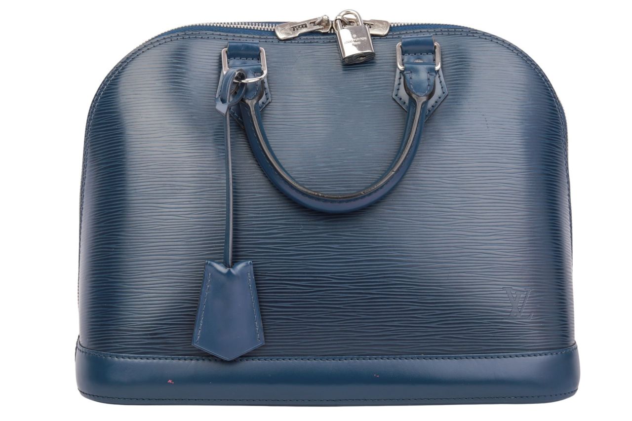 Louis Vuitton Alma Epi Leder Dunkelblau