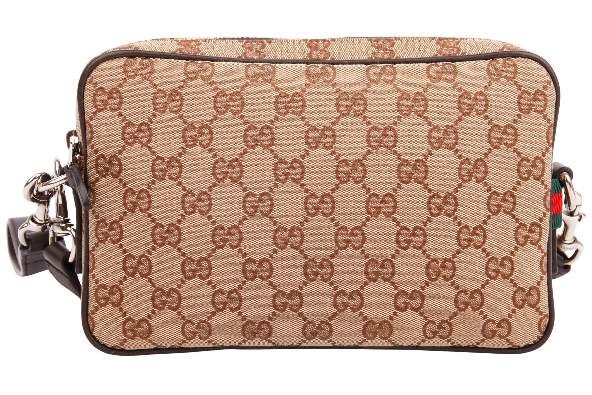 Gucci Umhängetasche Guccissima Braun Leder