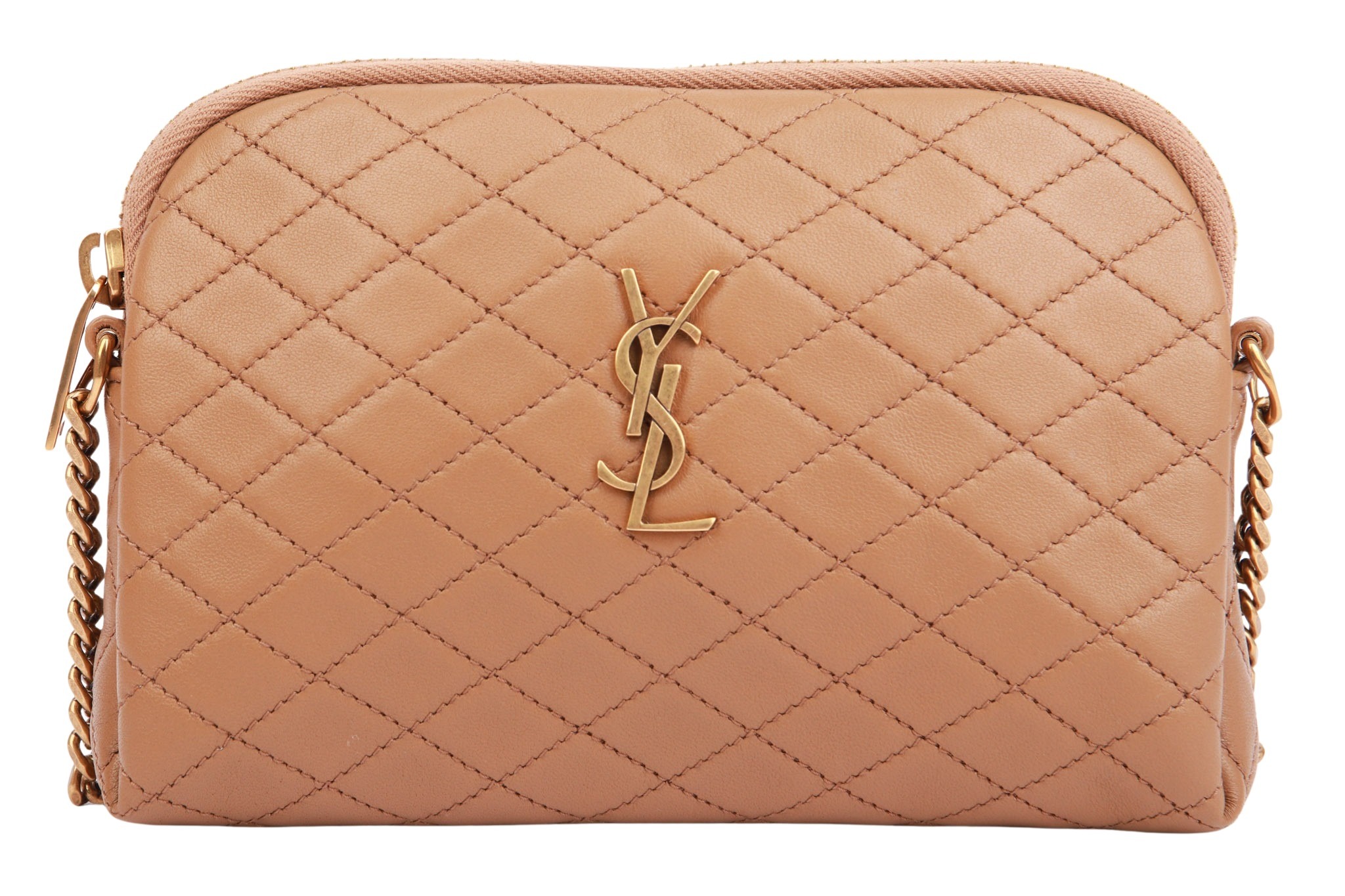 Saint Laurent Gaby Mini Leder Braun