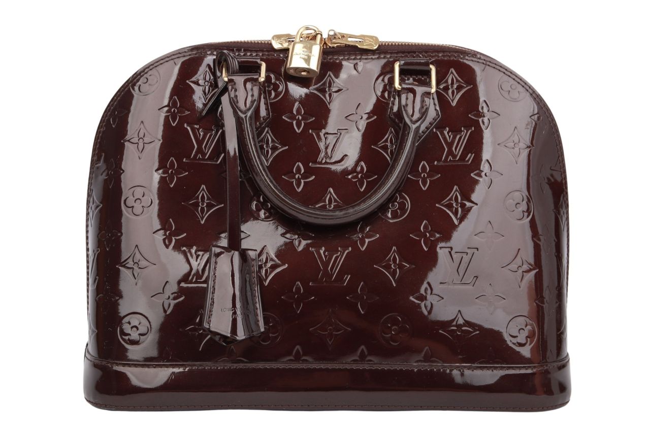 Louis Vuitton Alma PM Monogram Vernis Amarante