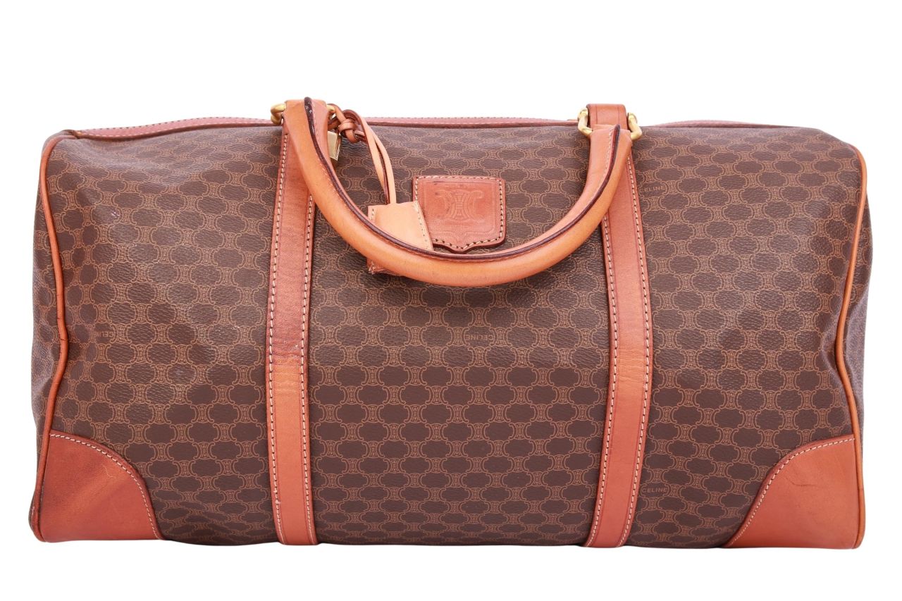 Céline Weekender Braun Leder